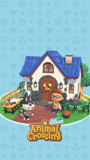 Animal Crossing New Horizons Playerand Villager Wallpaper