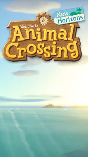 Animal Crossing New Horizons Welcome Sign Wallpaper