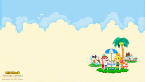 Animal Crossing Summer Desktop Wallpaper