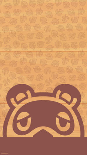 Animal Crossing Tom Nook Pattern Wallpaper