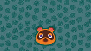 Animal Crossing Tom Nook Pattern Wallpaper