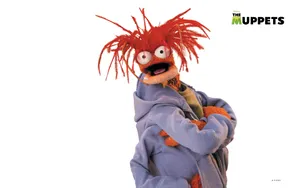 Animal Muppet Flips Out With Excitement Wallpaper