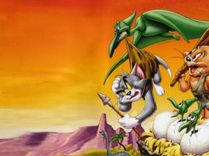 Animated Adventurous Poster Of Tom Cat Wallpaper