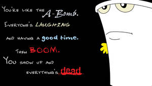 Animated Aqua Teen Hunger Force With A-bomb Wallpaper
