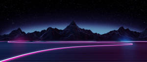 Animated Night Outrun Wallpaper