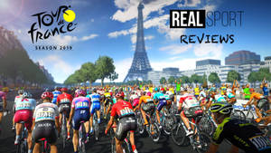 Animated Poster Of Tour De France Wallpaper