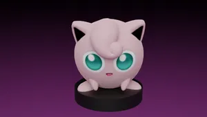 Animated Standing Jigglypuff Wallpaper