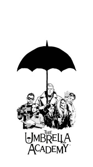 Animated Version The Umbrella Academy Poster Wallpaper