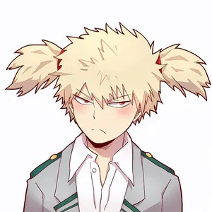 Anime Artwork Of Bakugou Katsuki Wallpaper