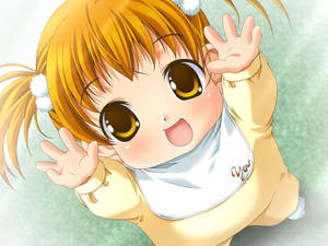 Anime Baby Kid In Onesie Wallpaper