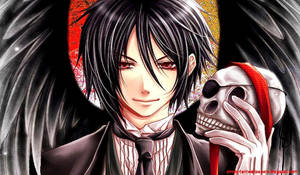 Anime Boy Sebastian In Black Butler Wallpaper