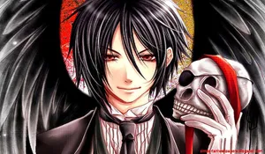 Anime Boy Sebastian In Black Butler Wallpaper