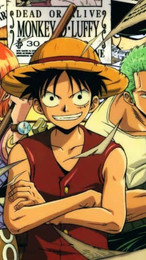 Anime Monkey D Luffy Phone Wallpaper