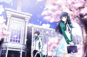 Anime School Scenery Shiba Siblings The Irregular At Magic High School Wallpaper