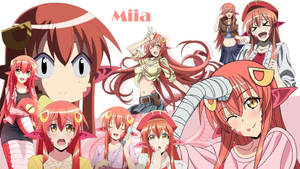 Anime Waifu Monster Musume Miia Collage Wallpaper