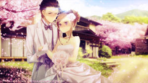 Anime Wedding Aesthetic Wallpaper