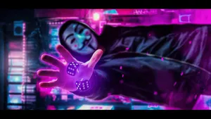 Anonymous Man In Hacker Mask Wallpaper