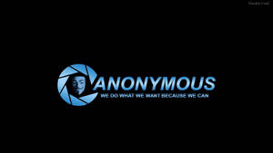 Anonymous Typography Hacker 4k Wallpaper