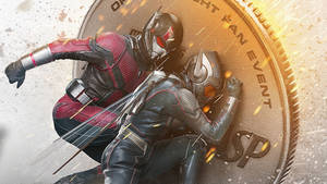 Ant Man In Defensive Mode Wallpaper