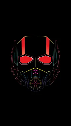 Ant Man Superhero Colourful Helmet Wallpaper
