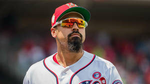 Anthony Rendon In Colorful Shades Wallpaper