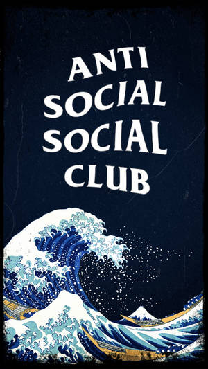 Anti Social Social Club Kanagawa Wave Wallpaper