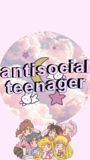 Anti Social Teenager Sailormoon Wallpaper