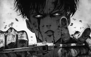 Aot Manga Scratchy Levi Wallpaper