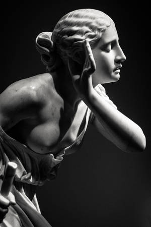 Aphrodite Listens Sculpture Wallpaper
