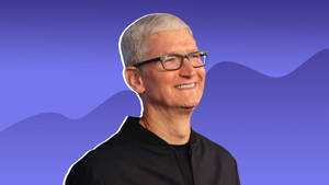 Apple Ceo Tim Cook Digital Artwork Wallpaper