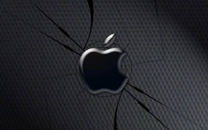 Apple Logo Black 3d Wallpaper