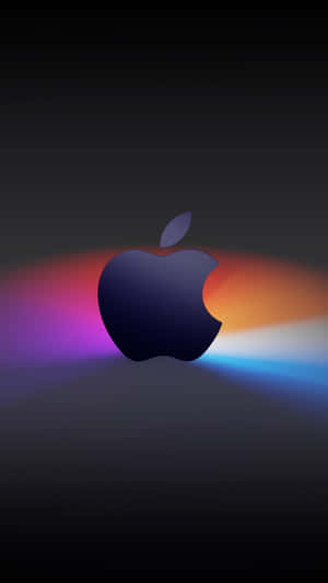 Apple Logo Colorful Gradient Background4 K Wallpaper