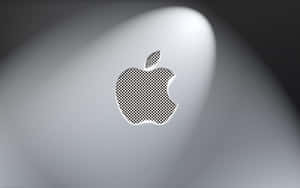 Apple Logo On A Dark Background Wallpaper