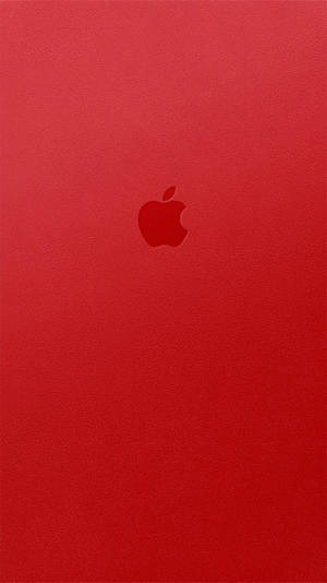 Apple Logo Red Iphone Wallpaper