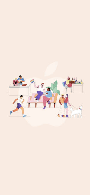Apple Pride Celebration Wallpaper