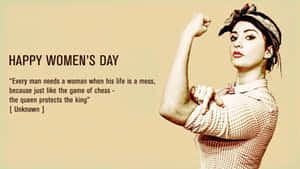 Appsvolt Happy Womens Day Quote Wallpaper