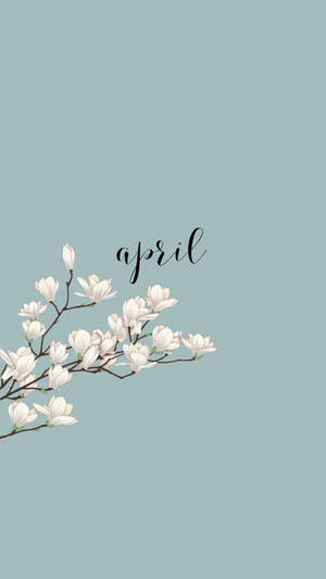 April Spring Aesthetic Wallpaper
