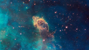 Aquamarine Aesthetic Galaxy Wallpaper