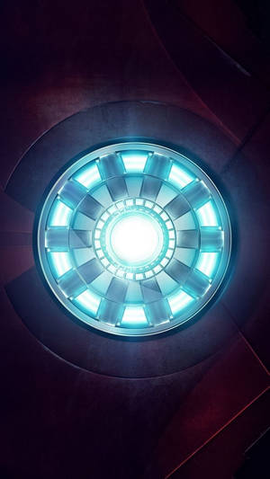 Arc Reactor Iron Man Phone Wallpaper