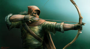 Archery Digital Painting Wallpaper