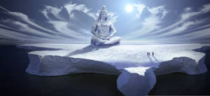 Arctic Lord Shiva 8k Wallpaper