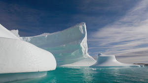 Arctic Majestic Ice Formation Wallpaper