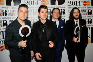 Arctic Monkeys B R I T Awards2014 Wallpaper
