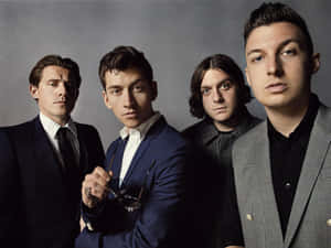 Arctic Monkeys Band Portrait Wallpaper