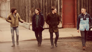 Arctic Monkeys Band Walking Streets Wallpaper