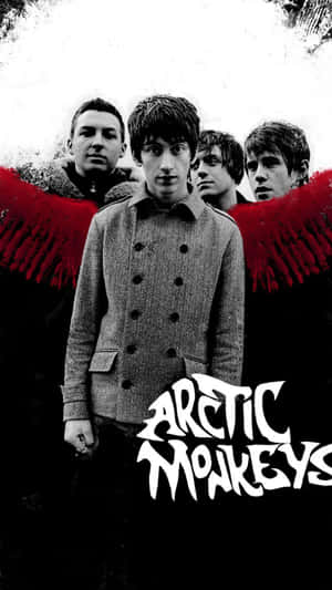 Arctic Monkeys Bandwith Red Wings Wallpaper