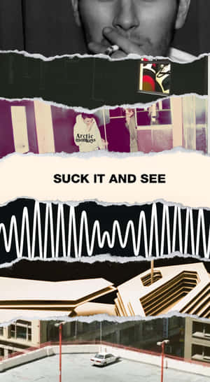Arctic Monkeys Suck It And See Collage Wallpaper