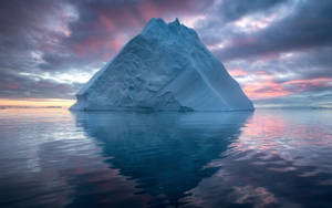 Arctic Triangular Iceberg Wallpaper