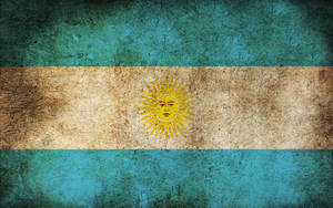 Argentina Flag Grunge Aesthetic Wallpaper