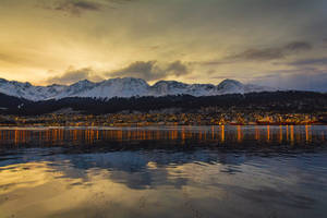 Argentina Ushuaia Sunrise Wallpaper
